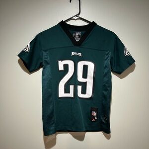 NFL Philadelphia Eagles Green and White #29 Football Jersey